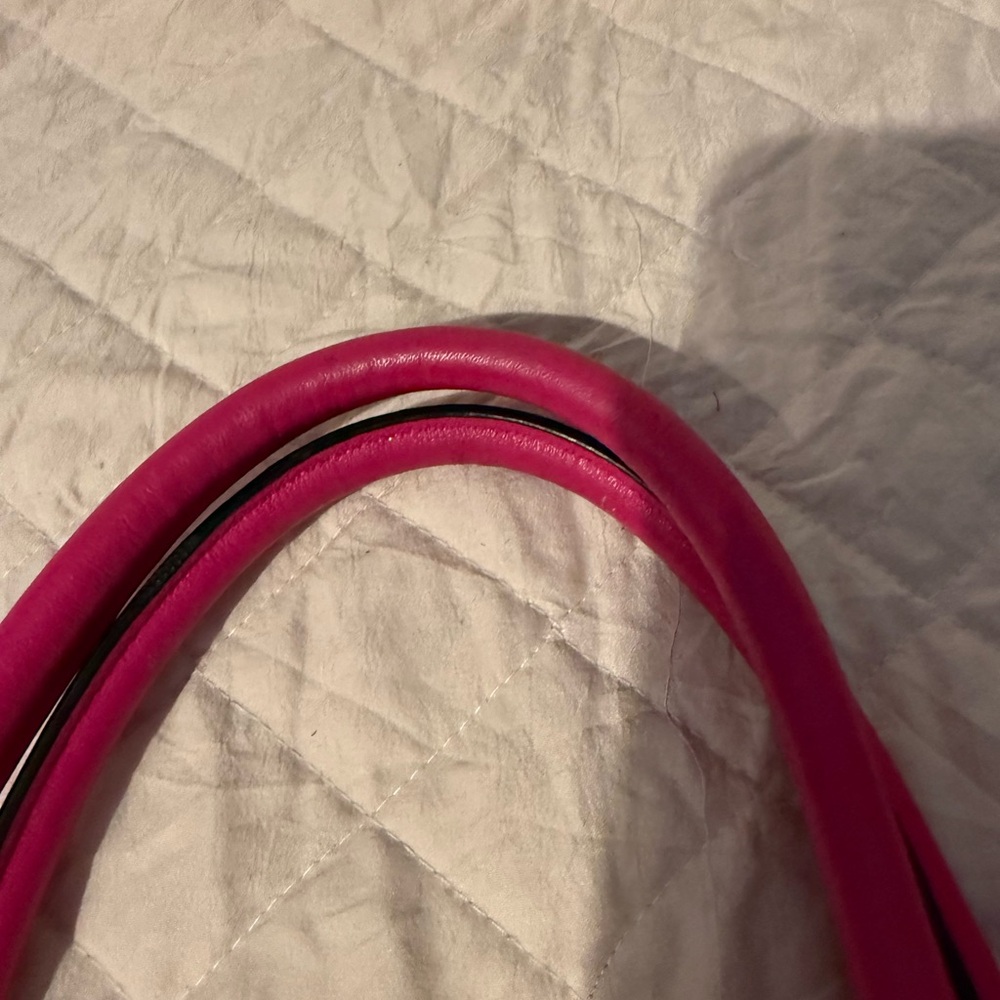 kate spade Hot Pink Pebbled Leather Shoulder Bag - Picture 5 of 8